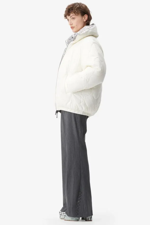 Lala Berlin Coats and Jackets Coat Odelie Polyamide Heritage Star Blue 8211 Women