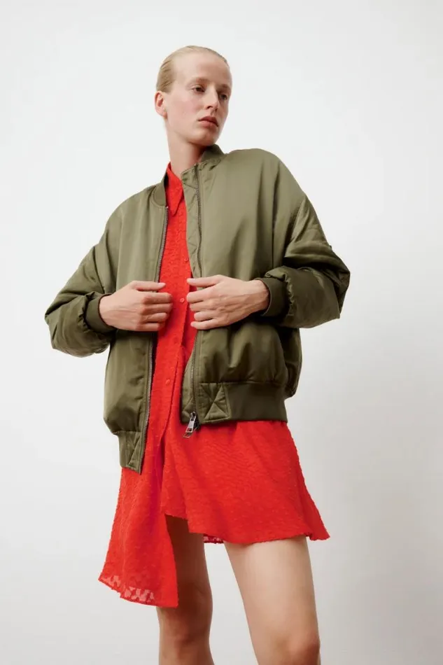 Lala Berlin Coats and Jackets Jacket Jalou Nylon Olive 8211 Women