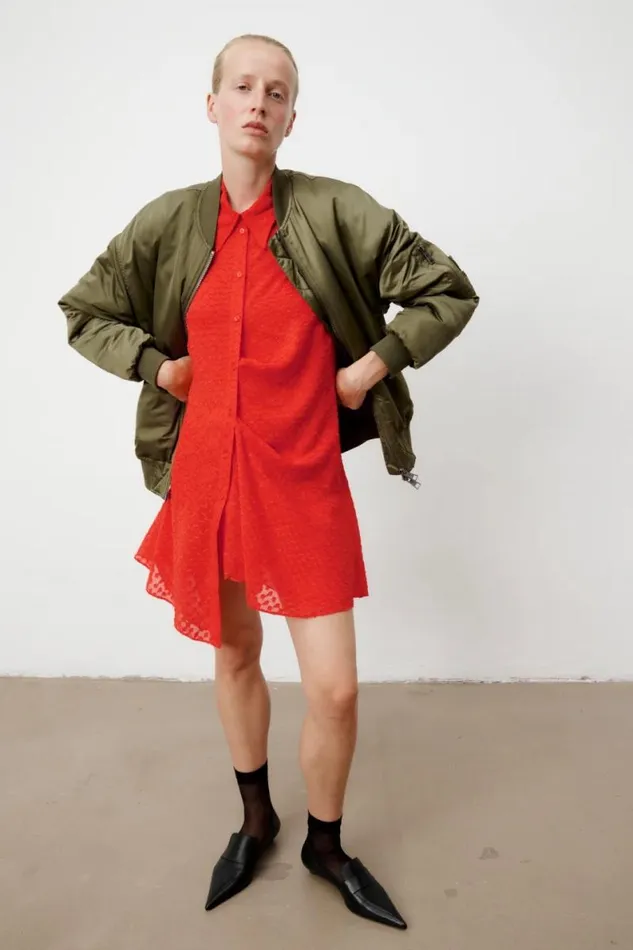 Lala Berlin Coats and Jackets Jacket Jalou Nylon Olive 8211 Women