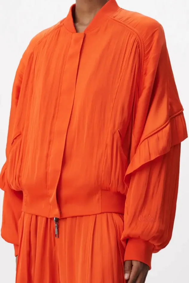 Lala Berlin Coats and Jackets Jacket Jordi Polyester Mix Paprika 8211 Women