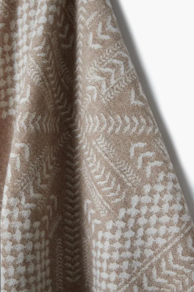 Lala Berlin Coats and Jackets Poncho Pineo Wool Mix Heritage Star Sand 8211 Women