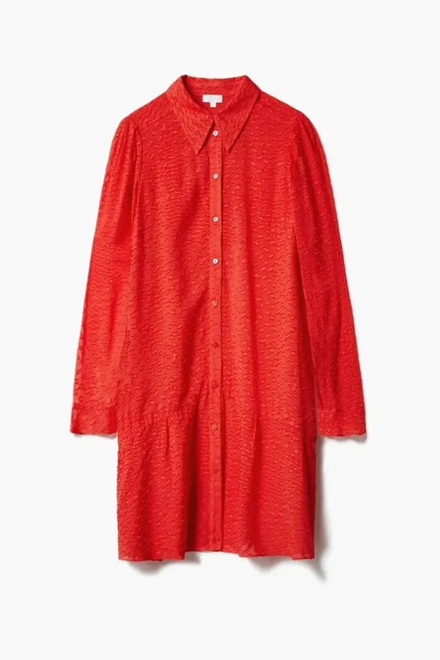 Lala Berlin Dresses Dress Davis Viscose Hot Orange 8211 Women
