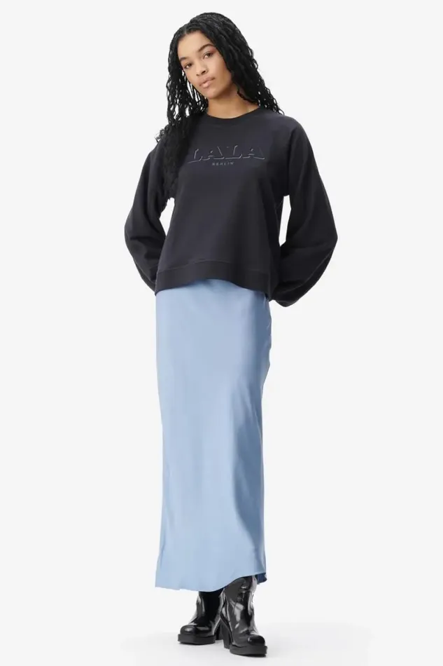 Lala Berlin Pants and Skirts Skirt Sasai Viscose Mix Faded Denim 8211 Women