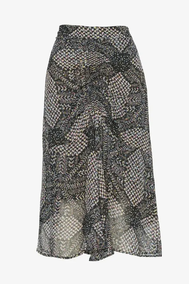 Lala Berlin Pants and Skirts Skirt Suna Viscose Heritage Star Black 8211 Women