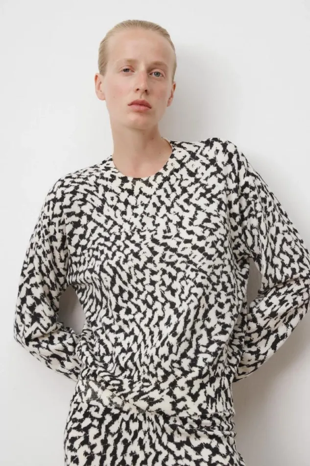 Lala Berlin Pullover Jumper Kactus Wool Mix Swoosh Heritage 8211 Women