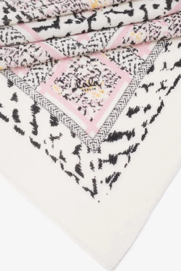 Lala Berlin Scarves and Triangles Triangle Heritage Cashmere String Garden Rose 8211 Women