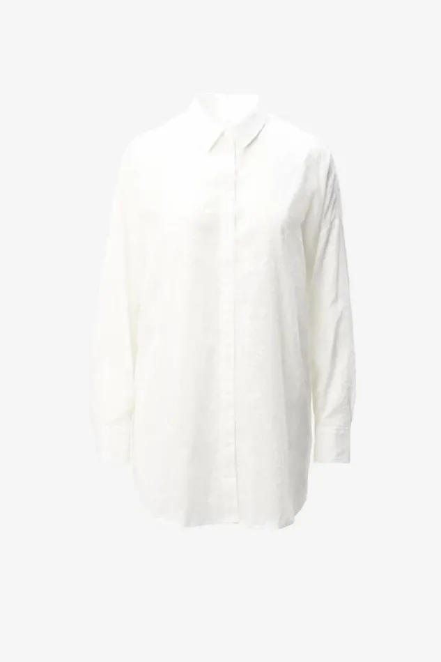 Lala Berlin Shirts and Blouses Blouse Bam Cotton Embroidery White 8211 Women