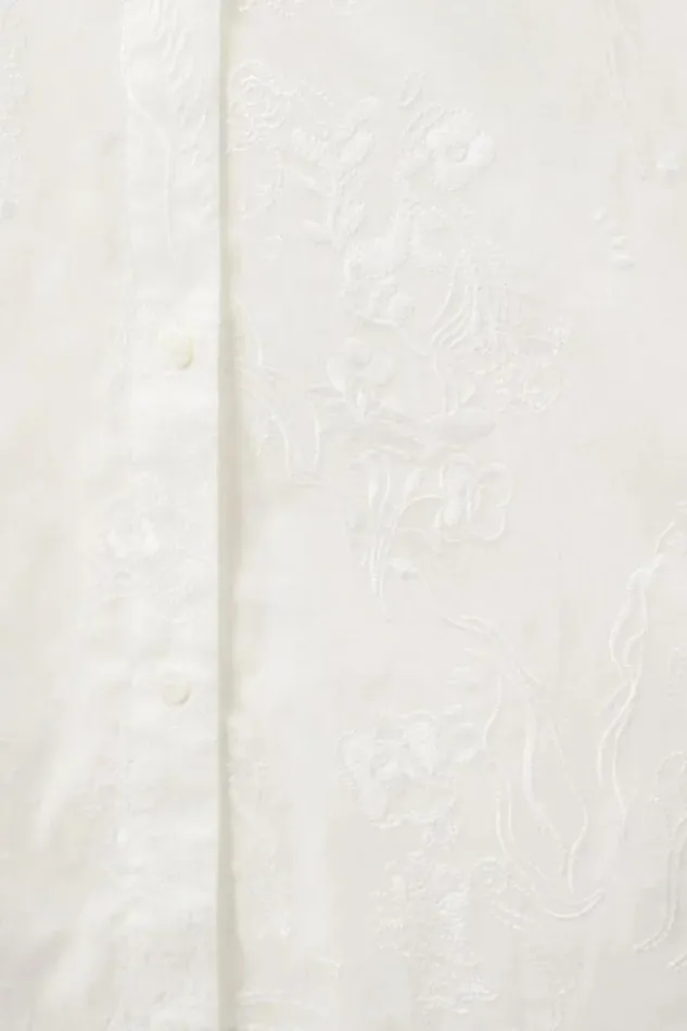 Lala Berlin Shirts and Blouses Blouse Bam Cotton Embroidery White 8211 Women