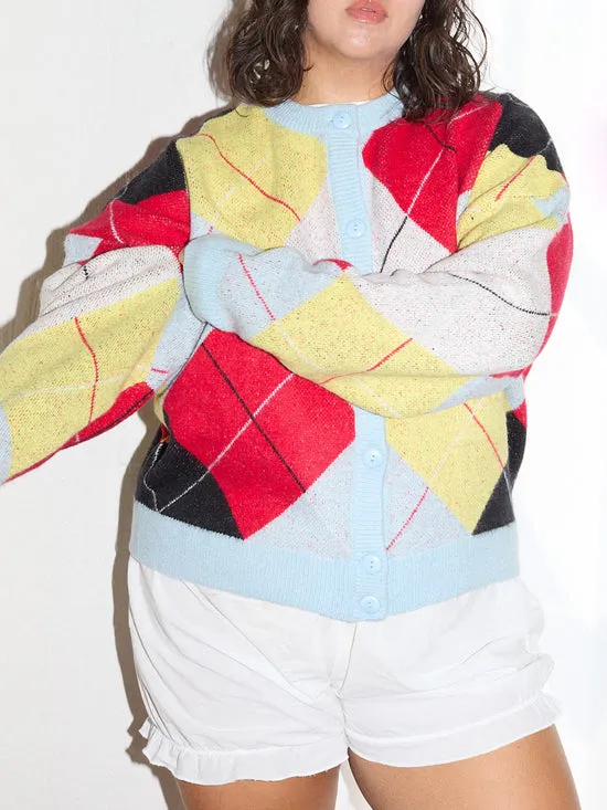 Lauda Cardi Cirque Argyle Tops Lisa Says Gah Women
