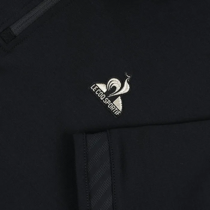 Le Coq Sportif Coq D039or Polo Shirt Col Zipp En Interlock 240g Coton Black Men Polos Shirts Le Coq Sportif Coq D039or Polo Shirt Col Zipp En Interlock 240g Coton Black Men Polos Shirts