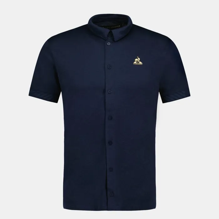 Le Coq Sportif Coq D039or Shirt Manches Courtes Dark Velvet Men Polos Shirts Le Coq Sportif Coq D039or Shirt Manches Courtes Dark Velvet Men Polos Shirts