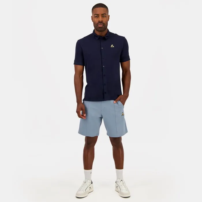 Le Coq Sportif Coq D039or Shirt Manches Courtes Dark Velvet Men Polos Shirts Le Coq Sportif Coq D039or Shirt Manches Courtes Dark Velvet Men Polos Shirts