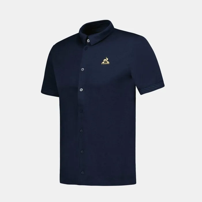 Le Coq Sportif Coq D039or Shirt Manches Courtes Dark Velvet Men Polos Shirts Le Coq Sportif Coq D039or Shirt Manches Courtes Dark Velvet Men Polos Shirts