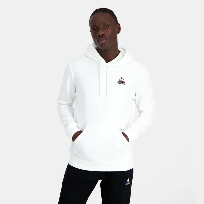 Le Coq Sportif Essentiels Hoodie New Optical White Men Sweatshirts