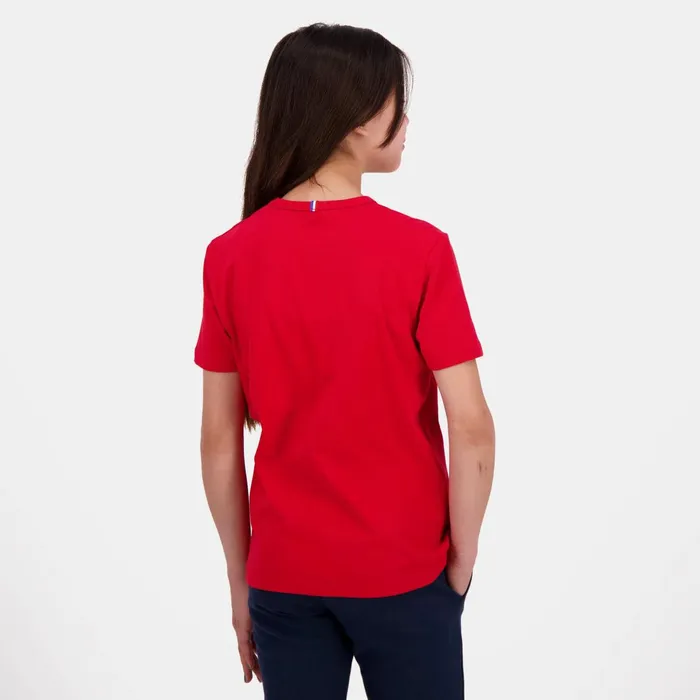 Le Coq Sportif Essentiels Tshirt Enfant Pur Rouge Kids Tshirts