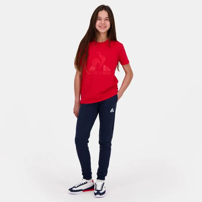 Le Coq Sportif Essentiels Tshirt Enfant Pur Rouge Kids Tshirts