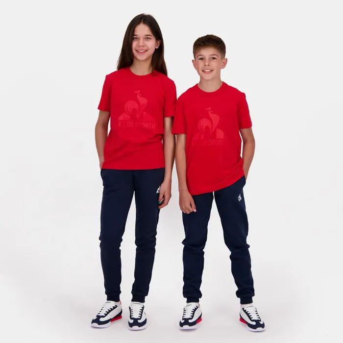 Le Coq Sportif Essentiels Tshirt Enfant Pur Rouge Kids Tshirts
