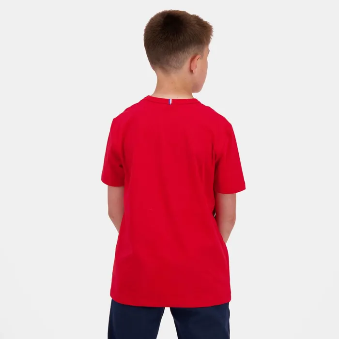 Le Coq Sportif Essentiels Tshirt Enfant Pur Rouge Kids Tshirts