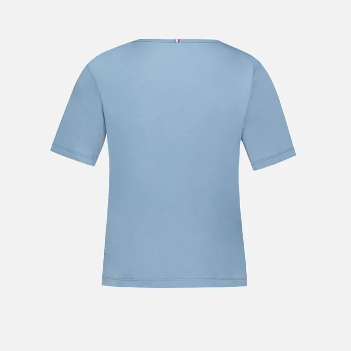 Le Coq Sportif Essentiels Tshirt Femme Faded Denim Women Tshirts Polos Shirts And Tops