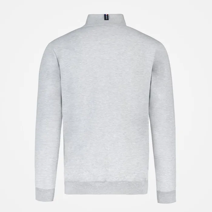 Le Coq Sportif Essentiels ZipUp Sweatshirtshirt Gris Chin Clair Men Sweatshirts