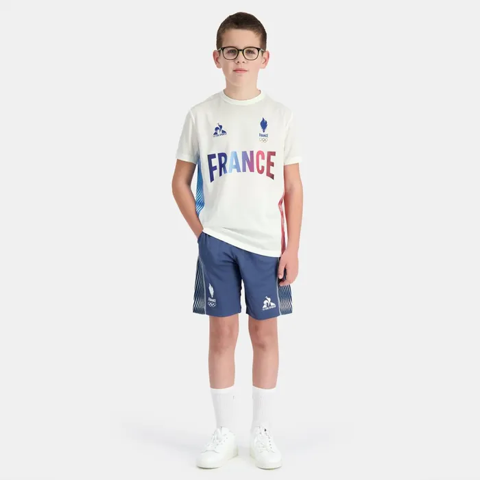 Le Coq Sportif France039s Olympic Team TShirt Kids Kids Tshirts