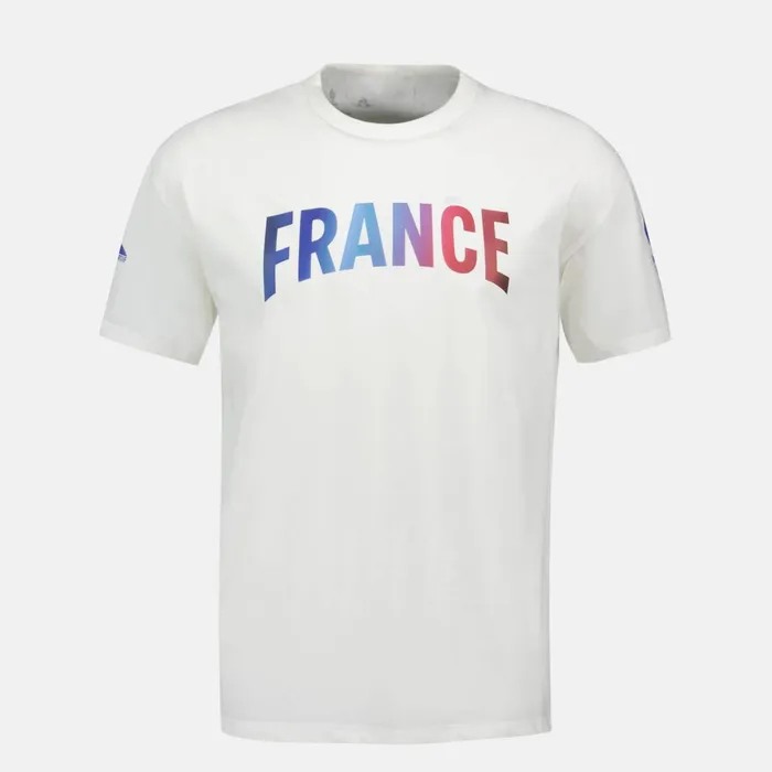 Le Coq Sportif France039s Olympic Team TShirt Marshmallow Men Tshirts And Tops
