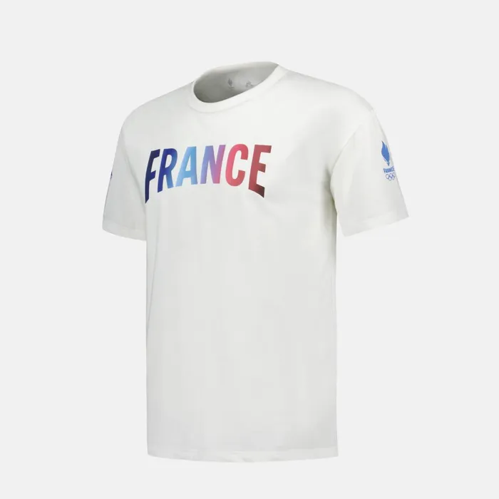 Le Coq Sportif France039s Olympic Team TShirt Marshmallow Men Tshirts And Tops