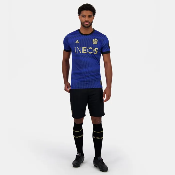 Le Coq Sportif OGC Nice 8211 Match Outfit Shorts Black MenWomen Shorts