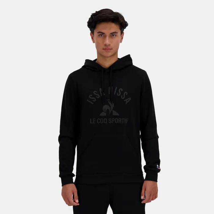 Le Coq Sportif OGC Nice Hoodie Black Men Sweatshirts