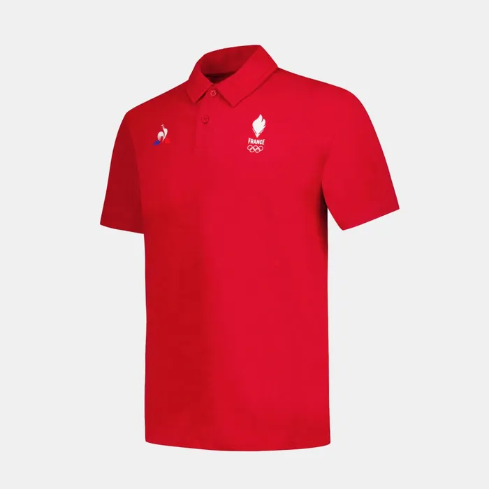 Le Coq Sportif quipe De France Olympique Polo Homme Men Polos Shirts
