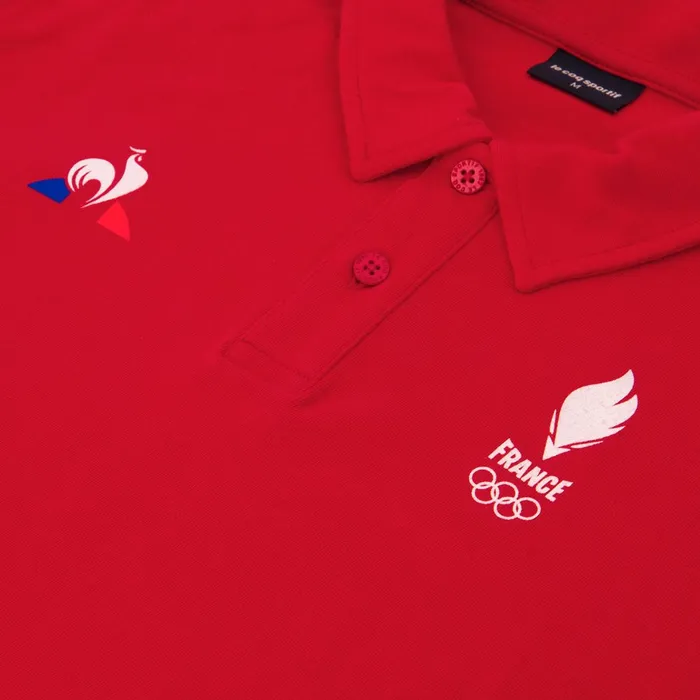Le Coq Sportif quipe De France Olympique Polo Homme Men Polos Shirts