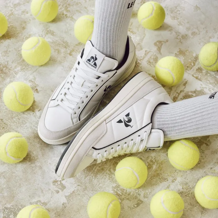 Le Coq Sportif Shoes NOAH2 RIPSTOP Optical Whitedress Blue Men Trainers And Sneakers