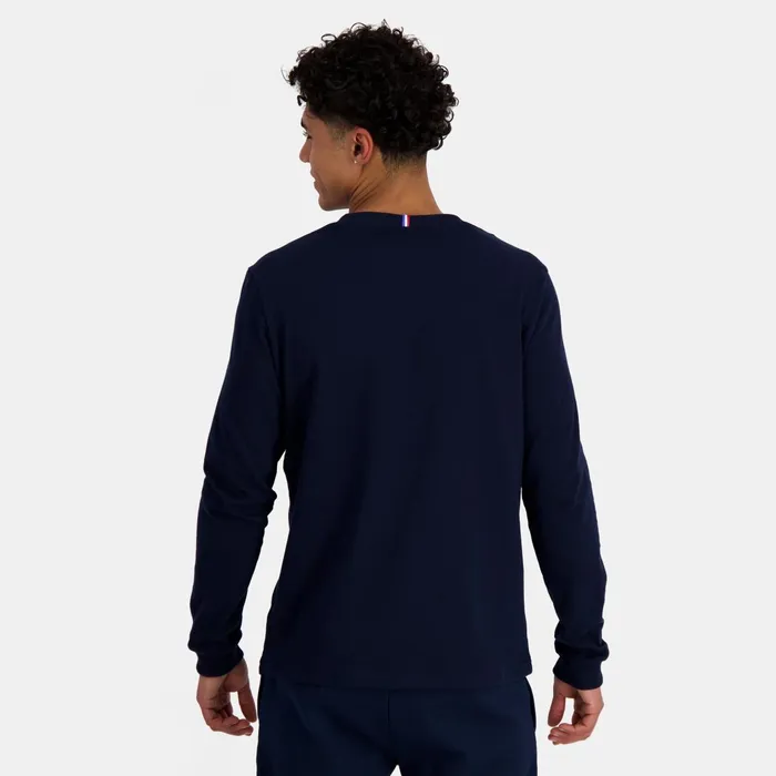 Le Coq Sportif Ton Sur Ton LongSleeve TShirt Dark Velvet Men Tshirts And Tops Le Coq Sportif Ton Sur Ton LongSleeve TShirt Dark Velvet Men Tshirts And Tops