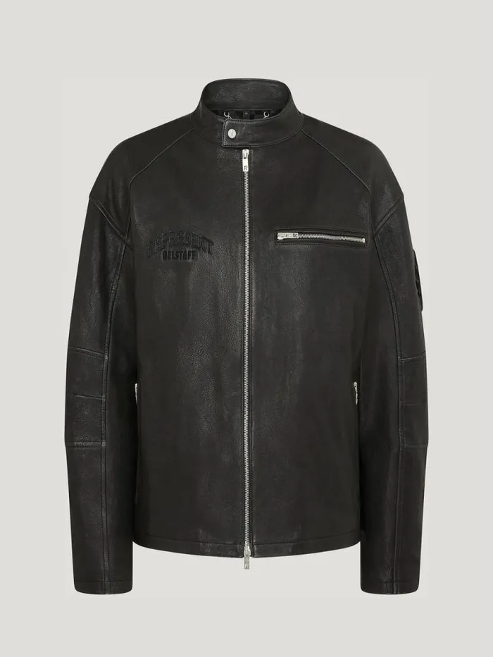 Leather Jackets Men Belstaff Belstaff X Represent Race Jacket Black