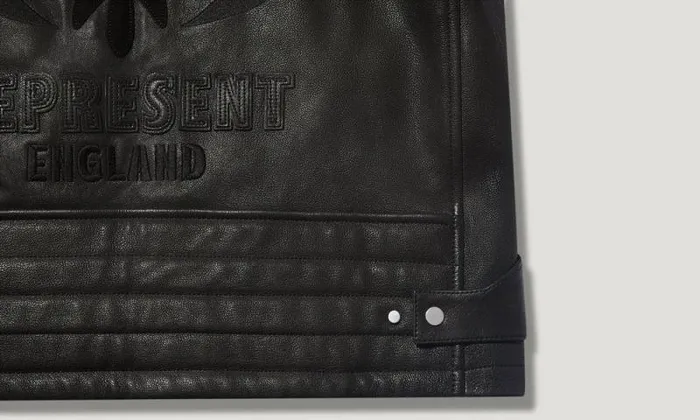 Leather Jackets Men Belstaff Belstaff X Represent Race Jacket Black Leather Jackets Men Belstaff Belstaff X Represent Race Jacket Black