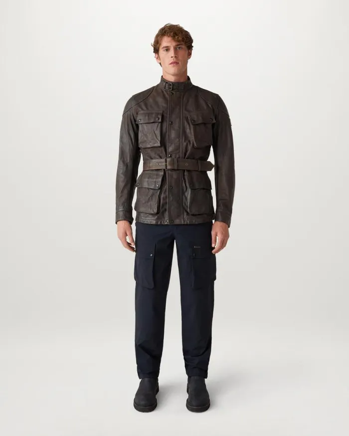 Leather Jackets Men Belstaff Legacy Trialmaster Panther Jacket Antique Brown Leather Jackets Men Belstaff Legacy Trialmaster Panther Jacket Antique Brown