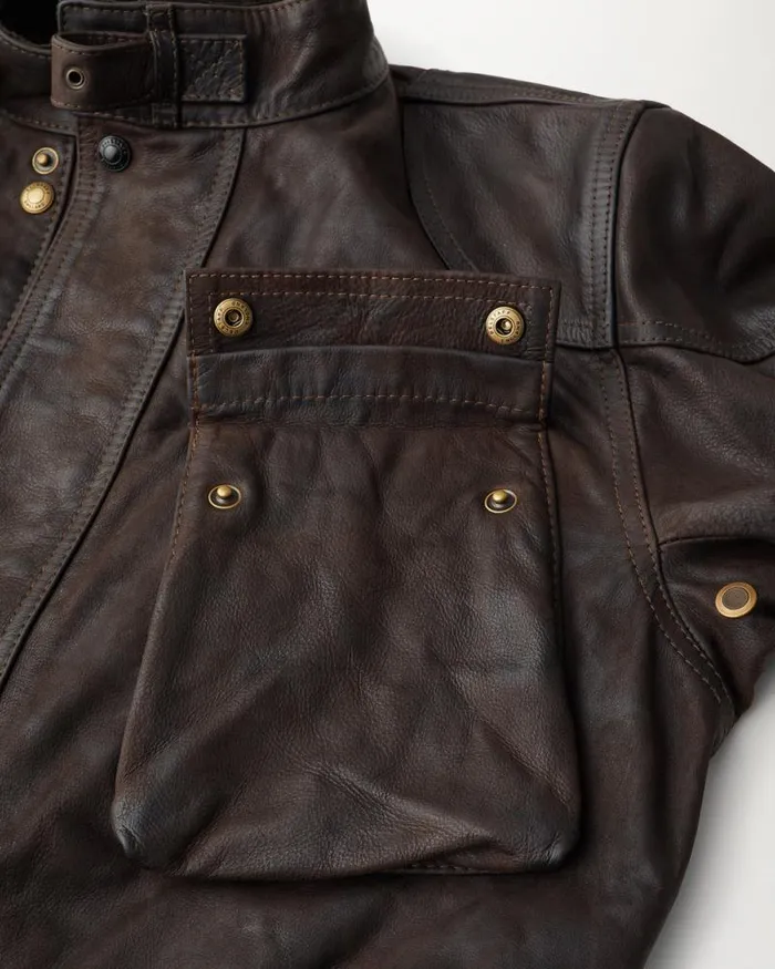 Leather Jackets Men Belstaff Legacy Trialmaster Panther Jacket Antique Brown Leather Jackets Men Belstaff Legacy Trialmaster Panther Jacket Antique Brown