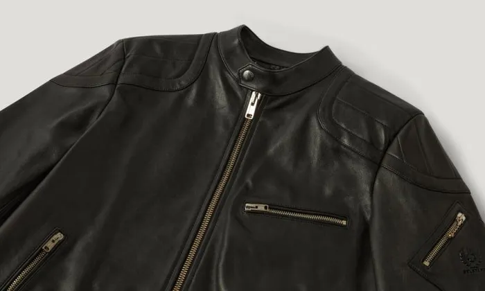 Leather Jackets Men Belstaff T Racer Jacket Black Leather Jackets Men Belstaff T Racer Jacket Black