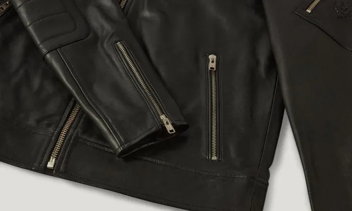 Leather Jackets Men Belstaff T Racer Jacket Black Leather Jackets Men Belstaff T Racer Jacket Black