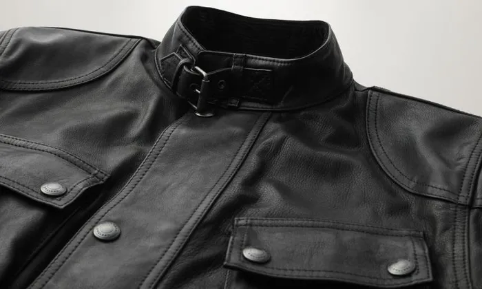 Leather Jackets Men Belstaff Trialmaster Panther Jacket Black