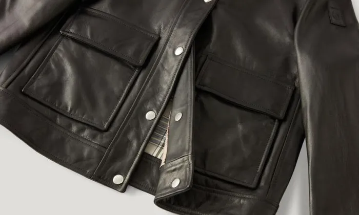 Leather Jackets Women Belstaff Briar Bomber Black Leather Jackets Women Belstaff Briar Bomber Black