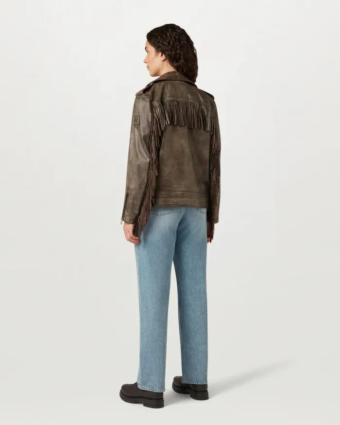 Leather Jackets Women Belstaff Ferrous Jacket Burnt Oak Leather Jackets Women Belstaff Ferrous Jacket Burnt Oak