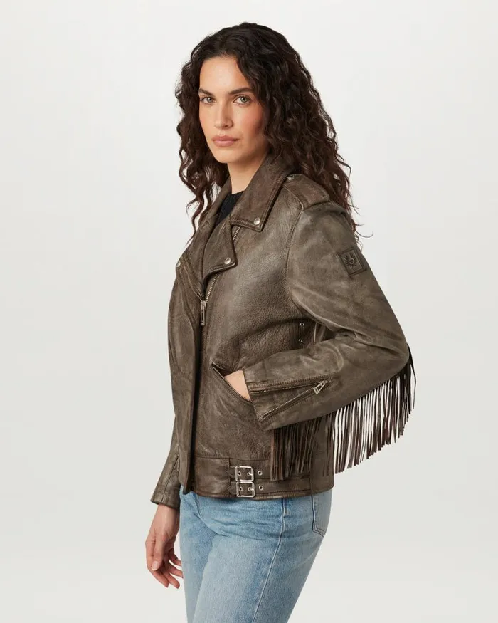 Leather Jackets Women Belstaff Ferrous Jacket Burnt Oak Leather Jackets Women Belstaff Ferrous Jacket Burnt Oak