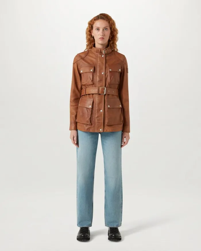 Leather Jackets Women Belstaff Legacy Trialmaster Panther Jacket Cork Leather Jackets Women Belstaff Legacy Trialmaster Panther Jacket Cork