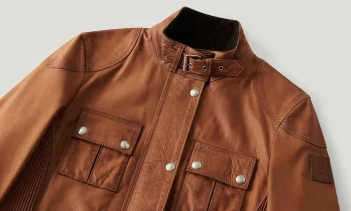 Leather Jackets Women Belstaff Legacy Trialmaster Panther Jacket Cork Leather Jackets Women Belstaff Legacy Trialmaster Panther Jacket Cork