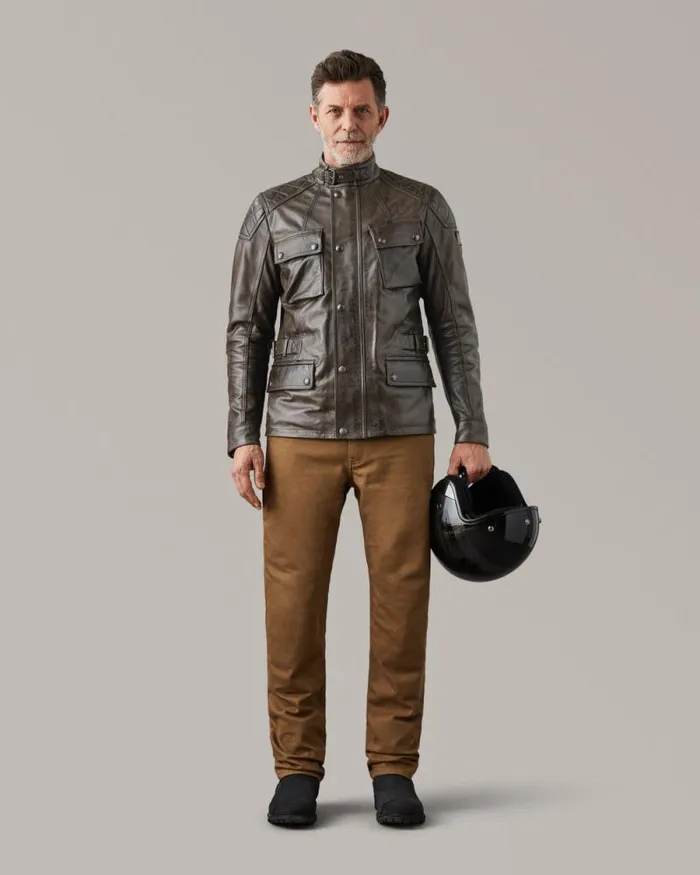 Leather Motorcycle Jackets Men Belstaff Turner Motorcycle Jacket Dark Belstaff Olive Leather Motorcycle Jackets Men Belstaff Turner Motorcycle Jacket Dark Belstaff Olive