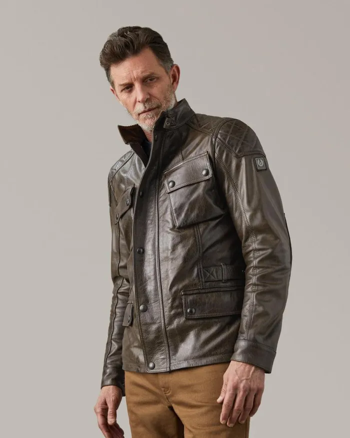 Leather Motorcycle Jackets Men Belstaff Turner Motorcycle Jacket Dark Belstaff Olive Leather Motorcycle Jackets Men Belstaff Turner Motorcycle Jacket Dark Belstaff Olive