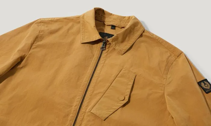 Lightweight Jackets Men Belstaff Hauler Overshirt Glaze Yellow Lightweight Jackets Men Belstaff Hauler Overshirt Glaze Yellow