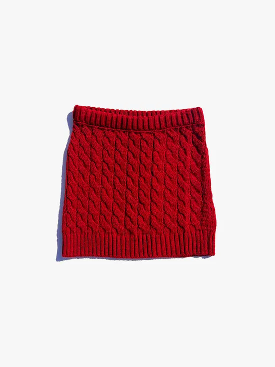 Lisa Says Gah Blake Tricot Skirt Red Women Skirts