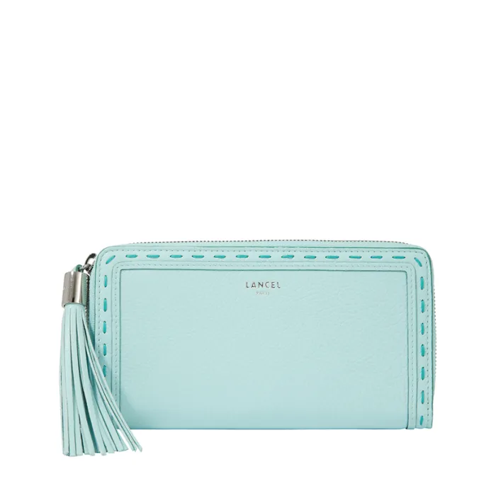 Long Zipped Wallet Mintemerald Women Lancel Wallet